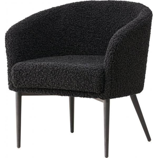 P�rr�inen nojatuoli - musta