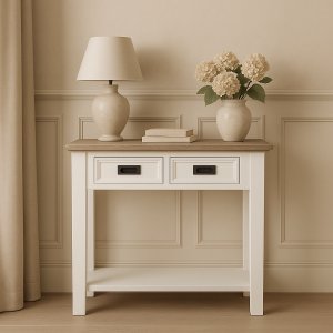 Knight konsolipyt - Valkoinen/harmaa