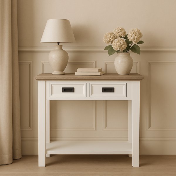 Knight konsolipyt - Valkoinen/harmaa