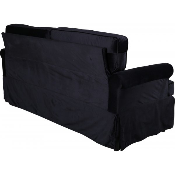 Kangas 2-istuttava sohva - musta Kangas 2-istuttava sohva - musta