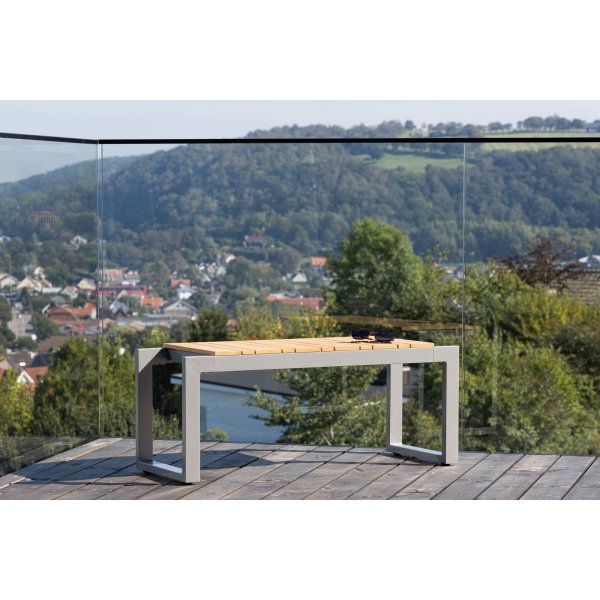 Zenia penkki - Tummanharmaa/luonnollinen Zenia penkki - Tummanharmaa/luonnollinen