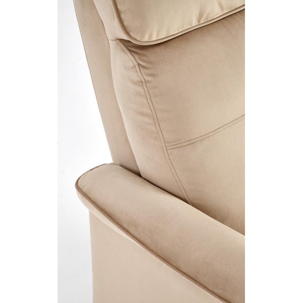 Semir sähköinen lepotuoli, jossa USB - beige sametti Semir sähköinen lepotuoli, jossa USB - beige sametti