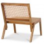 Rizz lepotuoli - teak / rottinki