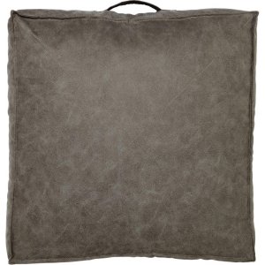 Lycke-pouf 50 x 50 x 15 cm - Tummanruskea