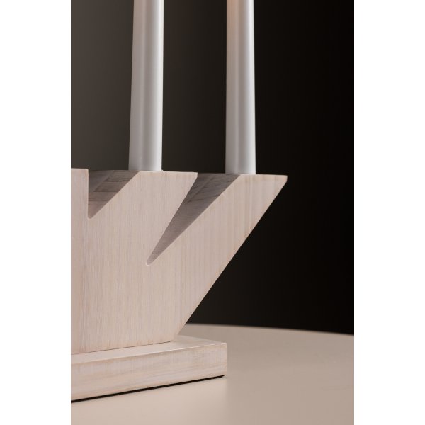 Verbier pöytävalaisin - Whitewash Verbier pöytävalaisin - Whitewash