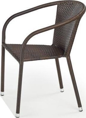 Malik-kahvilatuoli - Tummanruskea keinorottinki Malik-kahvilatuoli - Tummanruskea keinorottinki