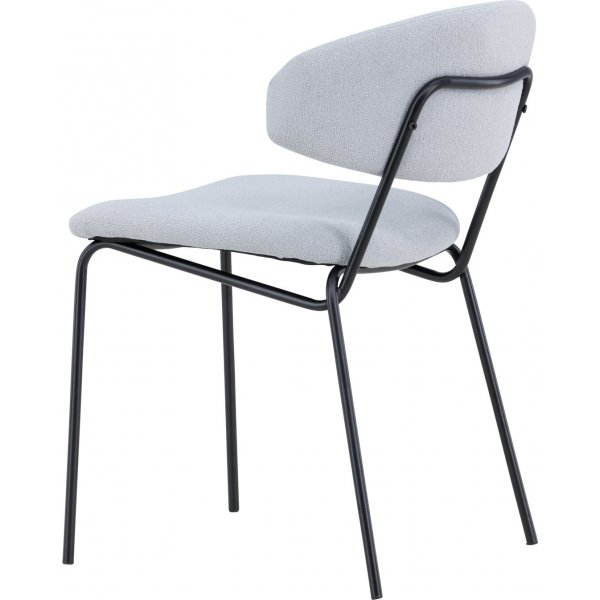 Chico ruokapöydän tuoli - Blue bouclé Chico ruokapöydän tuoli - Blue bouclé