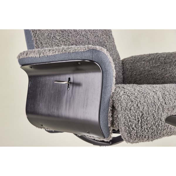 Nojatuoli jalkarahilla - Harmaa - Hagön + Huonekalujen tahranpoistoaine Nojatuoli jalkarahilla - Harmaa - Hagön + Huonekalujen tahranpoistoaine