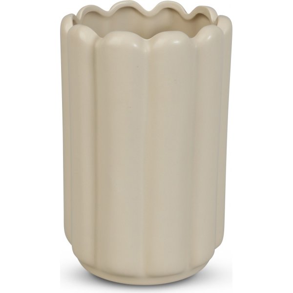 Ribb vaasi K23 cm - Beige