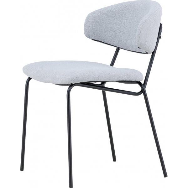 Chico ruokapöydän tuoli - Blue bouclé Chico ruokapöydän tuoli - Blue bouclé