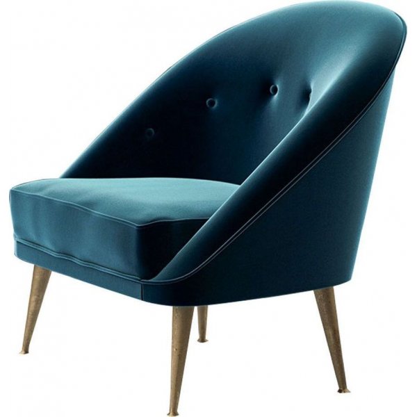 Matilda nojatuoli - Petroleum blue