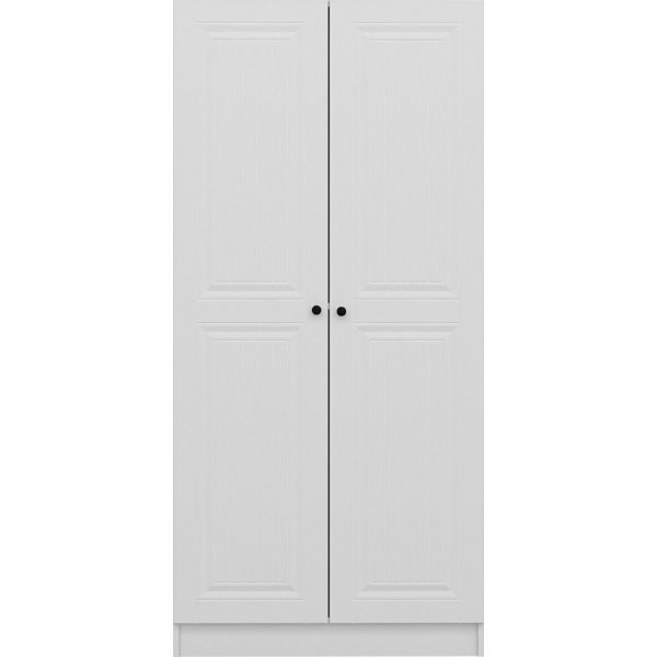 Capeto vaatekaappi 90 cm - Valkoinen Capeto vaatekaappi 90 cm - Valkoinen