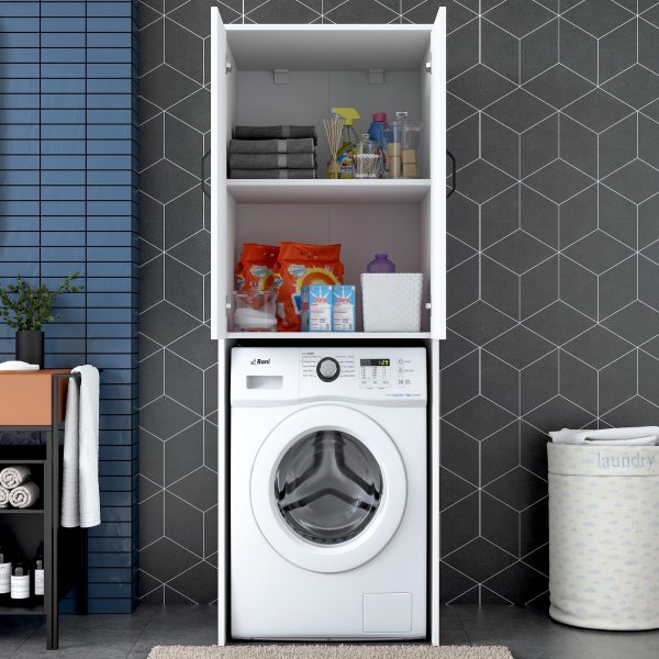 Lang pesukonekaappi 110 - Valkoinen Lang pesukonekaappi 110 - Valkoinen