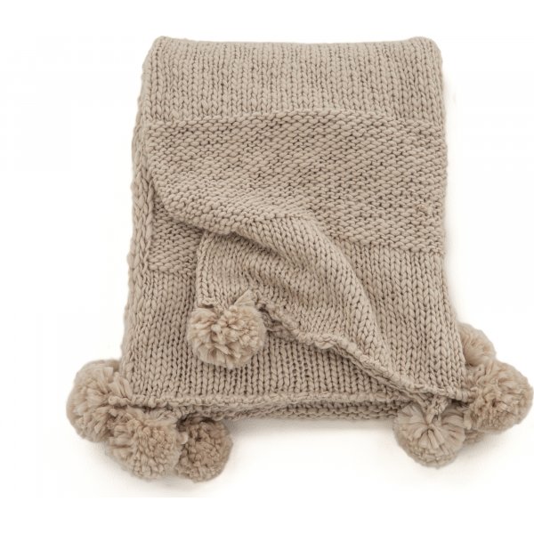 Ohut ruudullinen 130x170 cm - beige