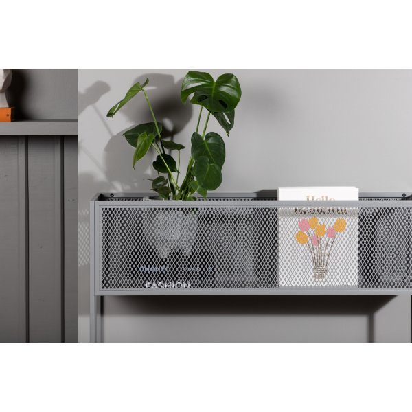 Teo kohokuviohylly - Vaaleanharmaa Teo kohokuviohylly - Vaaleanharmaa