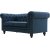 Herron blue 2-istuttava chesterfield sohva