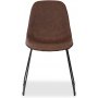 Atlantin sled -tuoli - Ruskea vintage PU