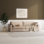 Moby 4-istuttava sohva 266 cm - Tumman beige + Huonekalujen tekstiilien puhdistus