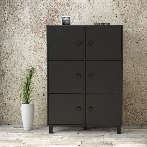 Vilamo kaappi 48 - Musta Vilamo kaappi 48 - Musta