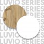 Luvio kirjahylly 23 - tammi/valkoinen