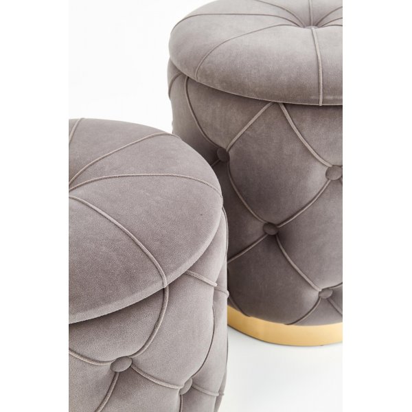 Hitch pouf - harmaa
