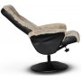 Times-nojatuoli rahialla (Recliner) - beige lampaannahka