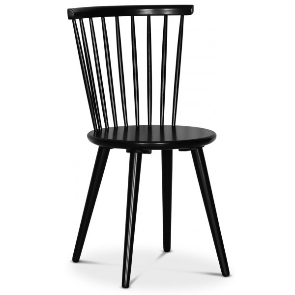 Fr ruokaryhm; Fr Whitewash-taittopyt ja 4 mustaa Castor-ruoko-tuolia