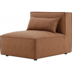 Ylellinen moduulisohva - Keskiosa 1 - Ruskea Ylellinen moduulisohva - Keskiosa 1 - Ruskea