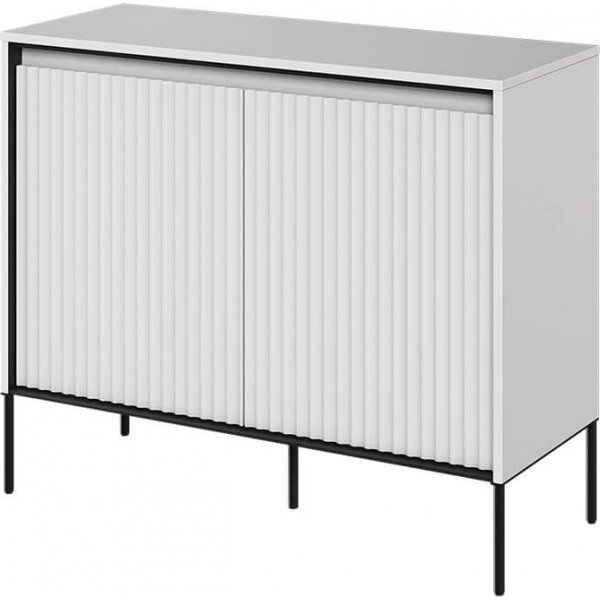 Trendkaappi H83 cm - Valkoinen/musta Trendkaappi H83 cm - Valkoinen/musta