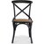 Gaston-tuoli, taivepuinen rottinki-istuimella - Antiikkinen musta + Huonekalujen tahranpoistoaine