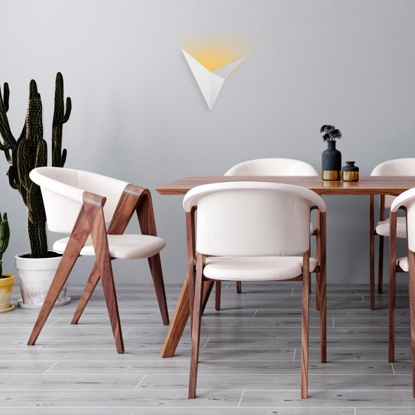 Lintu-seinävalaisin 3202 - Valkoinen Lintu-seinävalaisin 3202 - Valkoinen