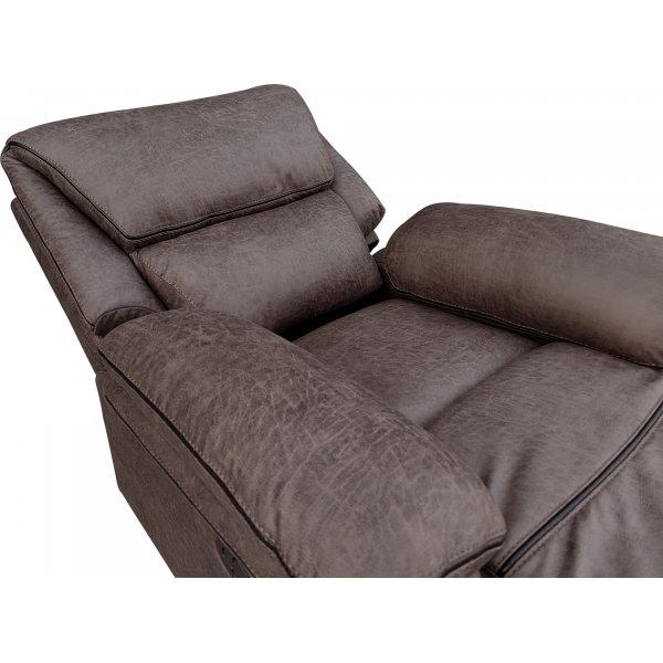 Riverdale mekanisminojatuoli - Ruskea (Mikrokuitu) + Huonekalujen puhdistus Riverdale mekanisminojatuoli - Ruskea (Mikrokuitu) + Huonekalujen puhdistus