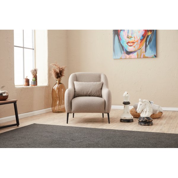 Venus-nojatuoli - Kermanvärinen Venus-nojatuoli - Kermanvärinen