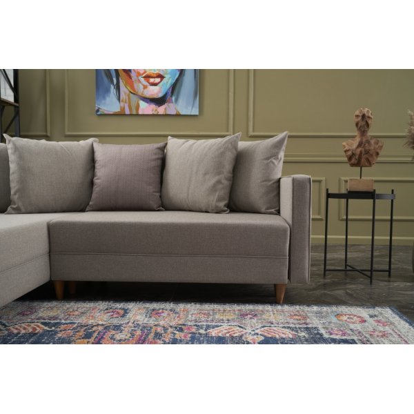 Aydam vuodesohva vasen - Kermanvalkoinen Aydam vuodesohva vasen - Kermanvalkoinen