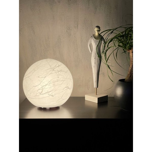 Moon pöytävalaisin - Valkoinen Moon pöytävalaisin - Valkoinen