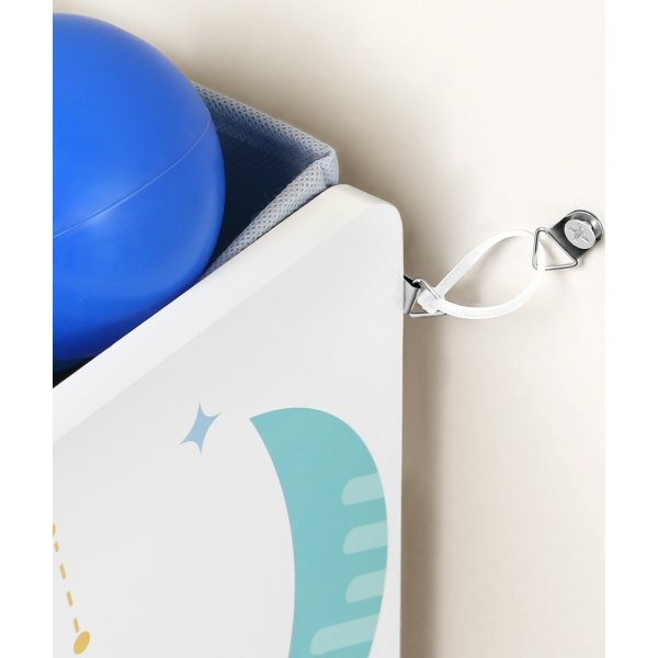 Galax lastenhuoneen hylly - Valkoinen/sininen Galax lastenhuoneen hylly - Valkoinen/sininen