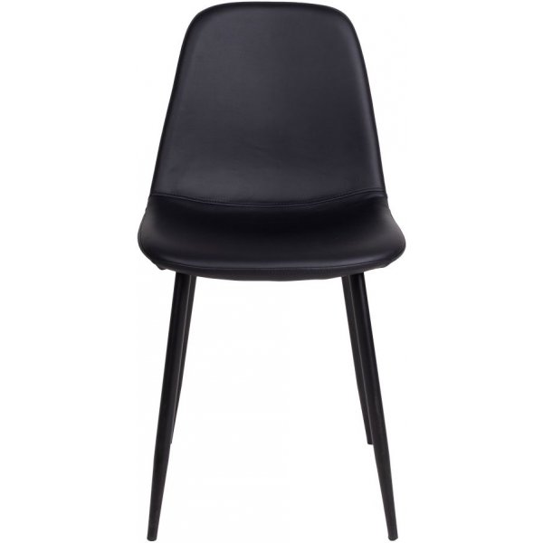 Tukholman ruokatuoli mustaa keinonahkaa Tukholman ruokatuoli mustaa keinonahkaa