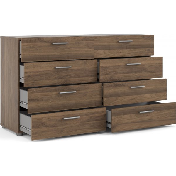 Lipasto phkinpuusta, 8 laatikkoa, leveys 140 cm + Huonekalujen tekstiilien puhdistus