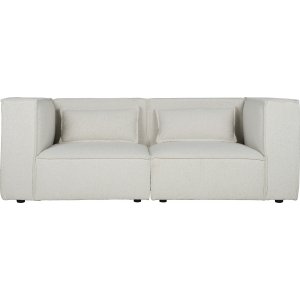 Nees modulaarinen bouclé-sohva - 2-istuttava bouclé-sohva Nees modulaarinen bouclé-sohva - 2-istuttava bouclé-sohva