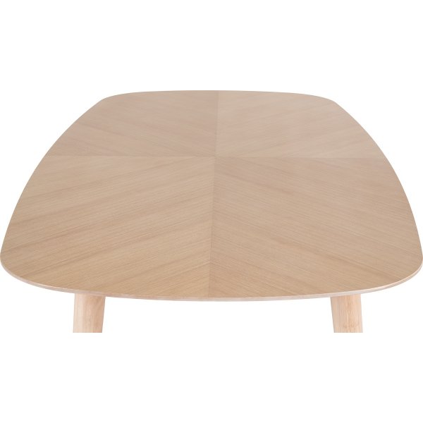 Carmona ruokapöytä 200 x 100 cm - Valkoinen öljytty tammi Carmona ruokapöytä 200 x 100 cm - Valkoinen öljytty tammi