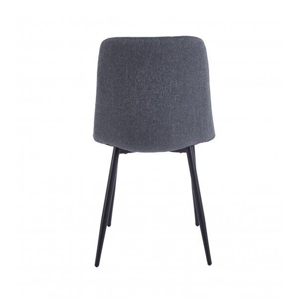 Delta-ruokatuoli - Harmaa/musta Delta-ruokatuoli - Harmaa/musta