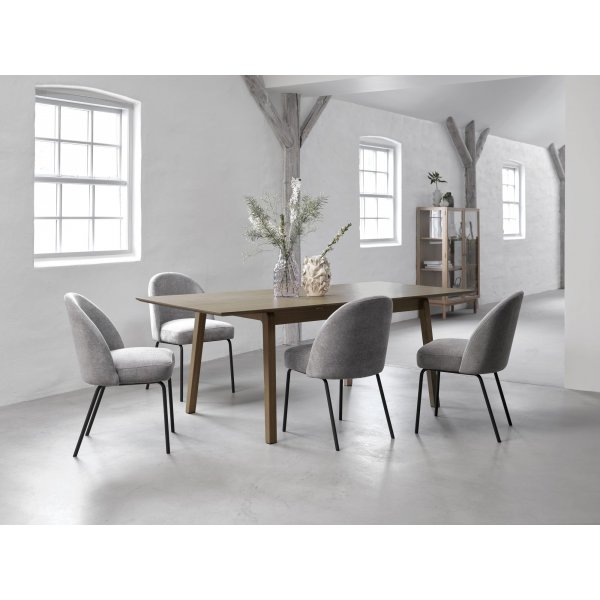 Adrian ruokapöytä 140-210 x 95 cm - Ruskea Adrian ruokapöytä 140-210 x 95 cm - Ruskea