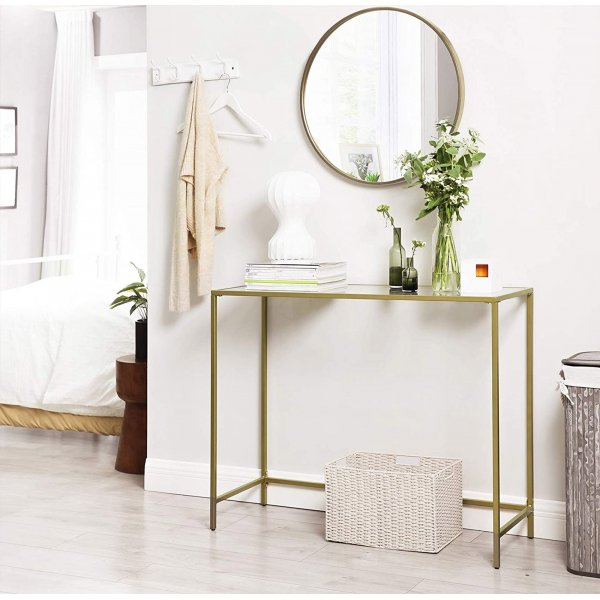Lejla konsolipöytä 100 x 35 cm - Kulta Lejla konsolipöytä 100 x 35 cm - Kulta