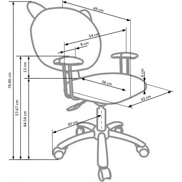 Karina-lastentuoli - Vaaleanpunainen