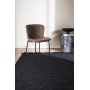 Elton flatwoven villamatto - musta