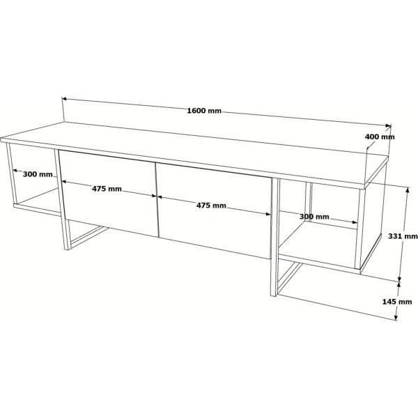 Voyage mediapenkki - tammi Voyage mediapenkki - tammi