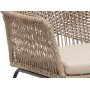 Vera ulkoruokailutuoli - Nojatuoli beige/hiekka