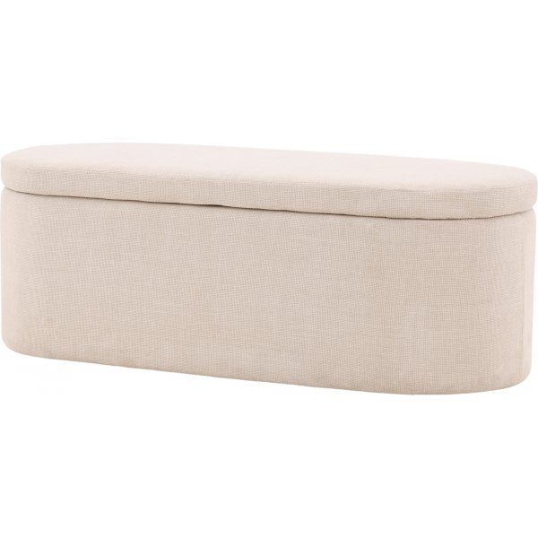 Potenza pouf - luonnonvalkoinen Potenza pouf - luonnonvalkoinen