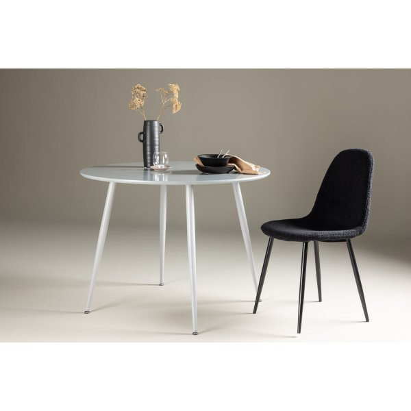 Plaza ruokap�yt� �100 cm - Harmaa