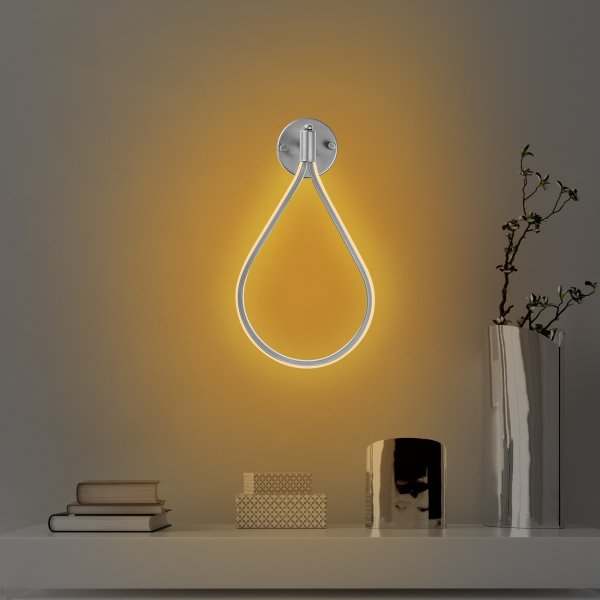 Damian seinävalaisin - Kromi Damian seinävalaisin - Kromi